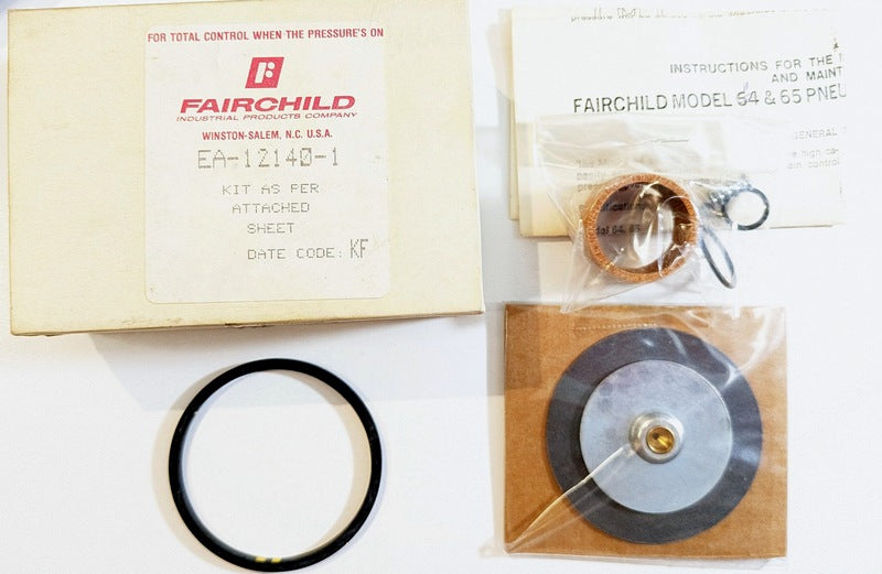 Fairchild EA-12140-1 Pressure Regulator Repair Kit, New (EA121401)