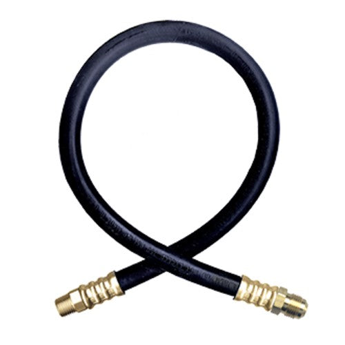 Fairview GAS-FLO® I6C30MP6MS6 3/8" x 30" Type I Nitrile Rubber LP Natural Gas Hose Assembly, Male NPT - Male Flare