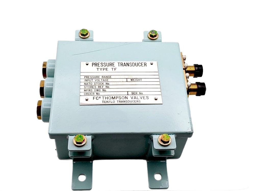 FCX Thompson Valves Tekflo Transducers Type TF 45D Pressure Transducer