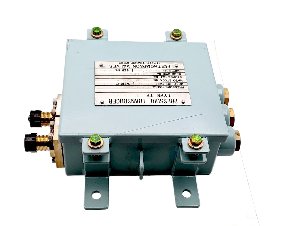 FCX Thompson Valves Tekflo Transducers Type TF 45D Pressure Transducer
