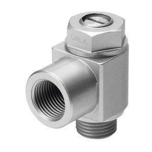 Festo GRLA-1/8-B New Genuine Original Flow Control Valve with Non-Return Function