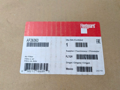Fleetguard AF26363 New Genuine Original Primary Radial Seal Air Filter