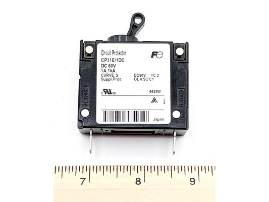 Fuji Electric CP31E/1S0012 New Genuine Original 1P 1A 60VDC Circuit Protector