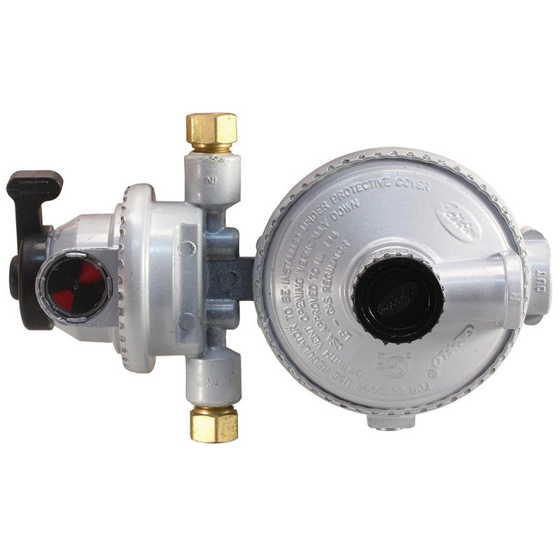 JR Products 07-30395 New Automatic Changeover Two Stage LP Gas Regulator