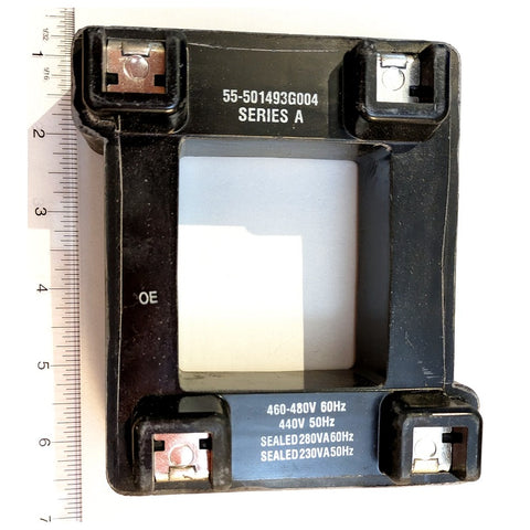GE 55-501493G004 Magnetic AC Coil, NEMA 5, 440/460 to 480 VAC, 50/60 Hz