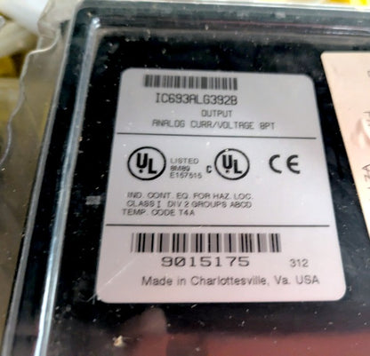 GE Fanuc IC693ALG392B New Genuine Original High Density Analog Output Module