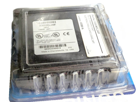 GE Fanuc IC693MDL240F, New Genuine Original OEM, 16-Port Input Module