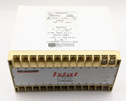 GEC-Alsthom ISTAT 300 DC Transducer, Model 3DBMG9002