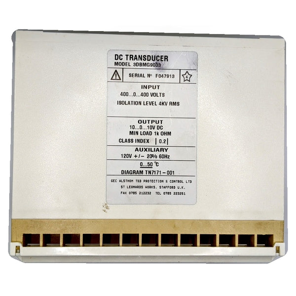 GEC-Alsthom ISTAT 300 DC Transducer, Model 3DBMG9003