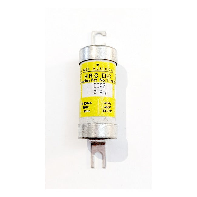 GEC-Alsthom CIA2 Fuse, HRC II-C Series, 2A, 660V, IR 200kA