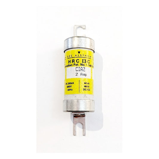 GEC-Alsthom CIA2 New Genuine Original Fuse, HRC II-C Series, 2A, 660V, IR 200kA