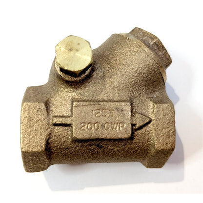 Crane Series 37-1/2 New Genuine Original 1/2-inch Bronze Swing Check Valve