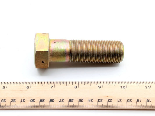 Hex Head Cap Screw, Grade 8, 1-1/4"-12 UNF × 3-1/4" Long, Zinc Yellow
