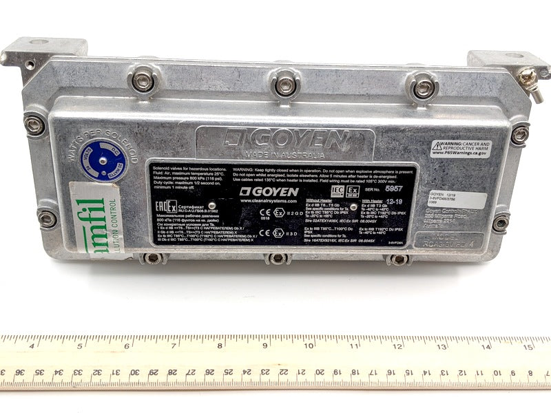 Goyen RCA 3-6VFD4X/3756 Genuine Original Solenoid Valve Enclosure