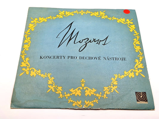 Vinyl LP, Wolfgang Amadeus Mozart, Koncerty Pro Dechové Nástroje, by Gramofonovy Klub 1966