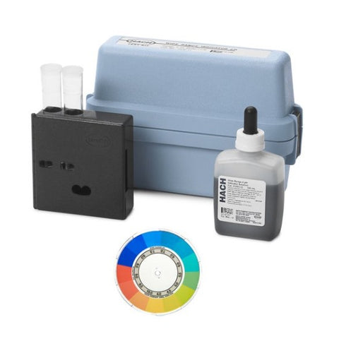 Hach Wide Range pH Indicator Test Kit, Model 17-N, Range 4-10 (1470-11)