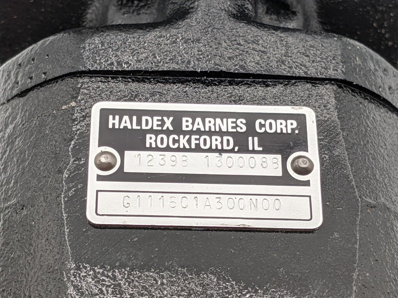 Haldex/Barnes G1116C1A300N00 GC Gear Pump Assembly (Part 1300088)