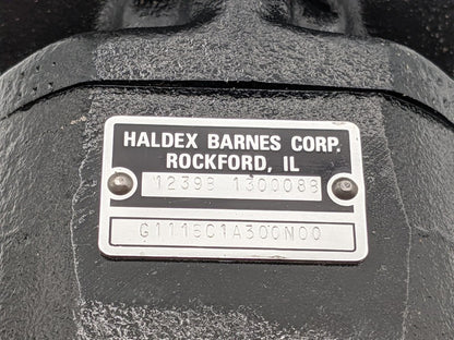 Haldex/Barnes G1116C1A300N00 GC Gear Pump Assembly (Part 1300088)