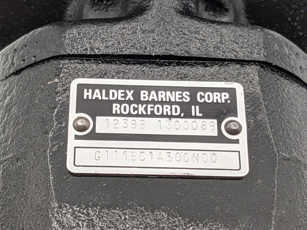 Haldex/Barnes G1116C1A300N00 GC Gear Pump Assembly (Part 1300088)