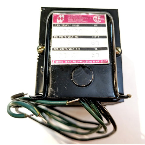 Hammond Manufacturing 167G120 Power Transformer, Low Voltage, Enclosed Chassis Mount, 60VA 115 120VCT