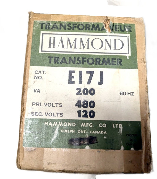 Hammond Manufacturing E17J Transformer (EI7J)