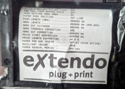 Hengstler 0684635 New Genuine Original eXtendo X-56 Thermal Printer (24 VDC, RS-232, Twincut)