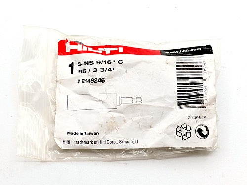 Hilti 2149246 Nut setter S-NS 9/16" C 95 3-3/4" Non-Magnetic Ball-Lock for Hex Head Screws