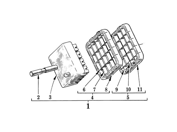 Hobart 315094 Genuine Original OEM 3/8" Cutting Grid & Frame for #12 and #22 Power Dicer Attachments (M-73680)