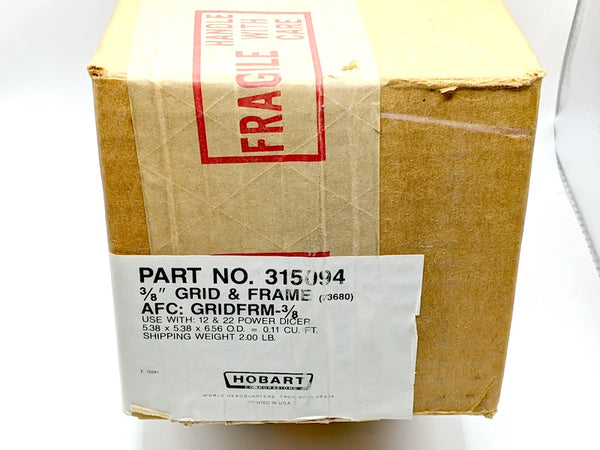 Hobart 315094 Genuine Original OEM 3/8" Cutting Grid & Frame for #12 and #22 Power Dicer Attachments (M-73680)