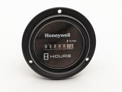 Honeywell 20017 Elapsed Time Meter, Hours, 120VAC 60Hz, 3 Screw Mount