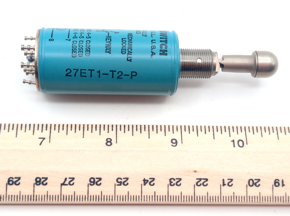 Honeywell Micro Switch 27ET1-T2-P New Old Stock Magnetically Held DPDT Pull-to-Unlock Toggle Switch