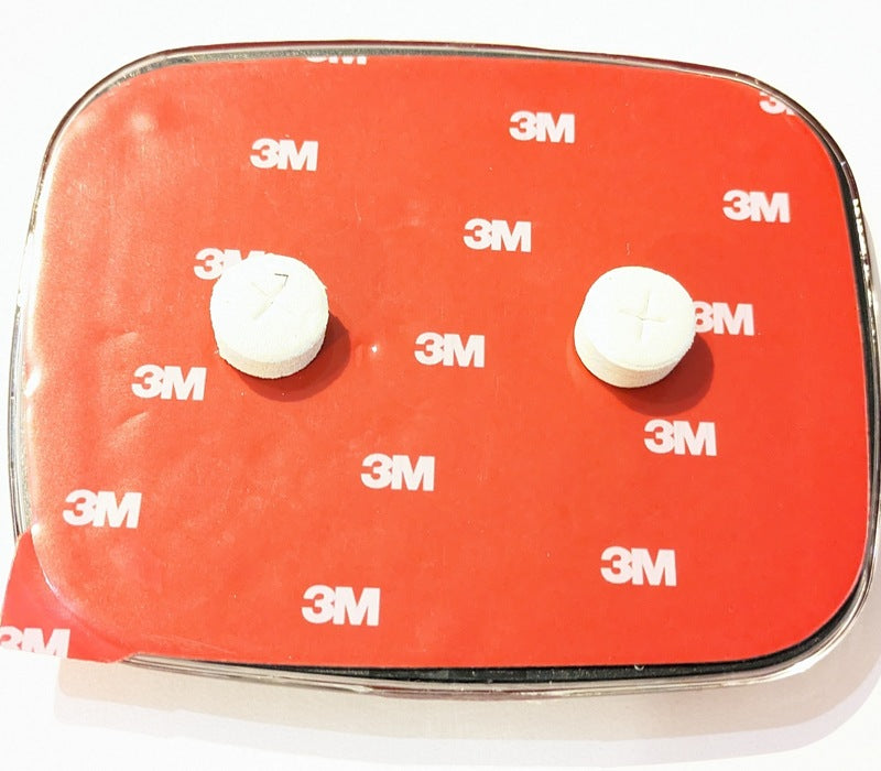 Honda Civic 2006-2015 Front Emblem Badge, Red/Chrome, 4.92" x 4.00", 104mm x 93mm, 75700-SNW-003, New (75700SNW003)