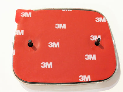 Honda Civic/Accord/CRV/Odyssey Emblem Badge, Red/Chrome, 92mm x 75mm, 3.68" x 3.00", 75700-SNW-J01, New