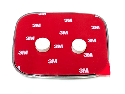 Honda 75700-SYY-003 Rear Emblem Badge Red/Chrome 108mm x 90mm 4.25 × 3.54 inches
