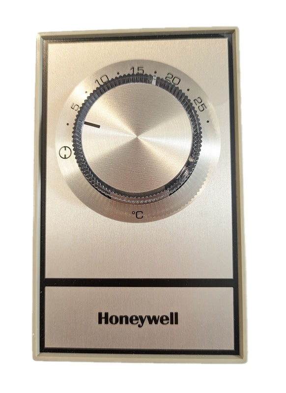 Honeywell T498B1652 Electric Heat Thermostat, Beige/Brushed Gold, °C