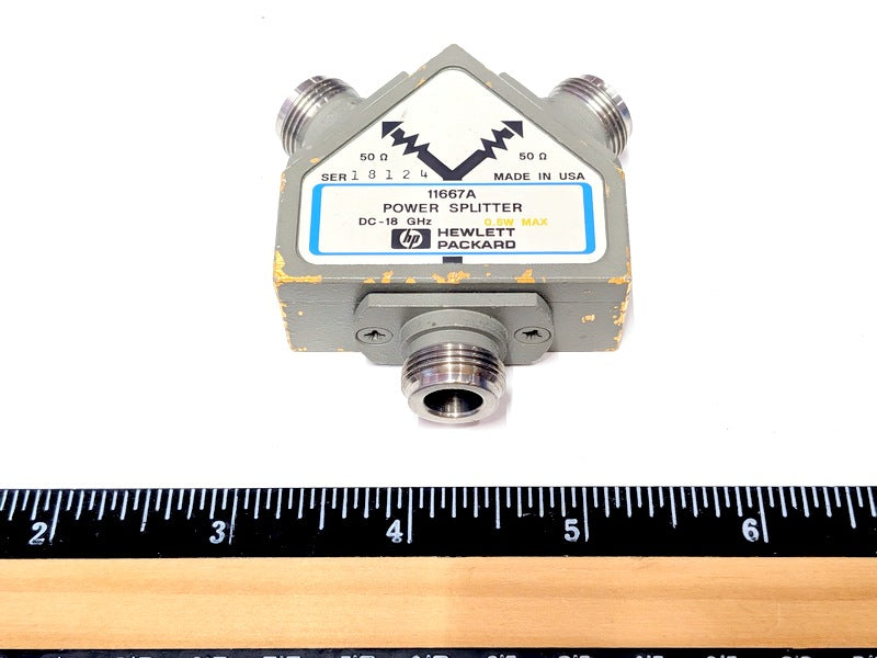 HP 11667A Used 50-Ohm Wideband Power Splitter