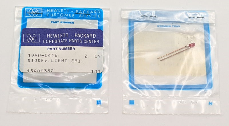 HP Hewlett-Packard 1990-0416 New Genuine Original Light Emitting Diode Red