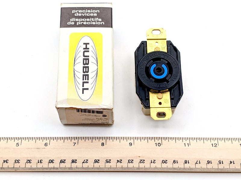 Hubbell HBL2510ACN New Genuine Original Twist-Lock Receptacle L21-20R 20A 120/208VAC 3P Wye