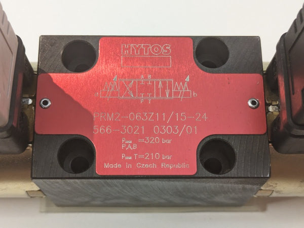 Argo-Hytos PRM2-063Z11/15-24 Proportional Directional Control Spool Valve, New (PRM2063Z111524)