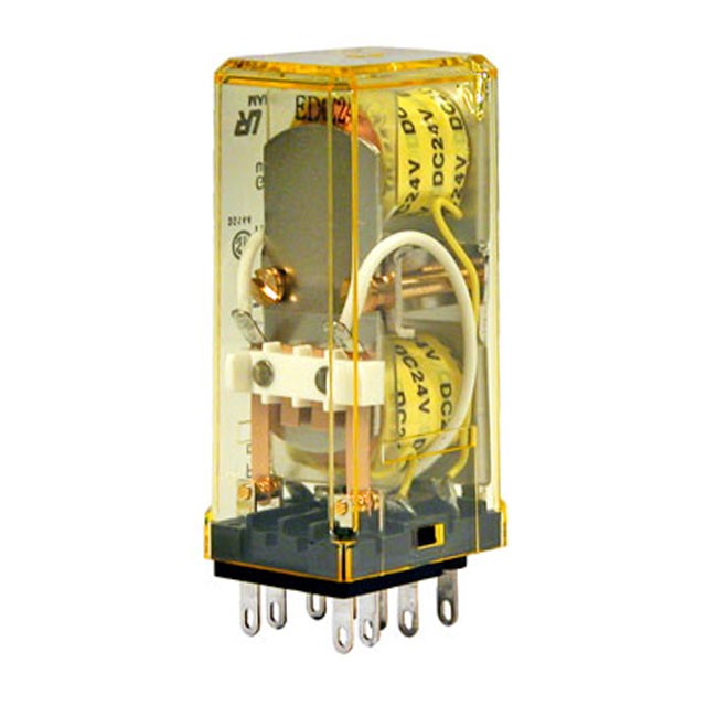 IDEC RY2KS-U Power Relay DPDT 24VDC 3A, Latching Single Coil