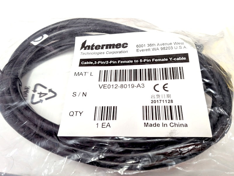 Intermec Honeywell VE012-8019-A3 New Genuine Original Y-Cable