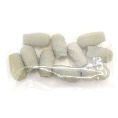 Jabra 14101-33 Pack of 10, New Genuine Original OEM, Microphone Foam Covers, Grey, UC Voice 750 (1410133)