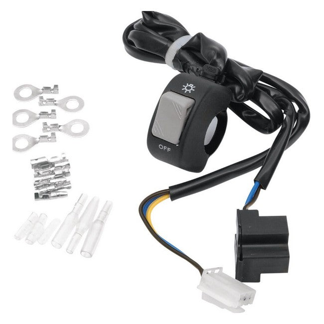 K&S 12-0051 Universal Headlight Handlebar Switch Kit (120051)