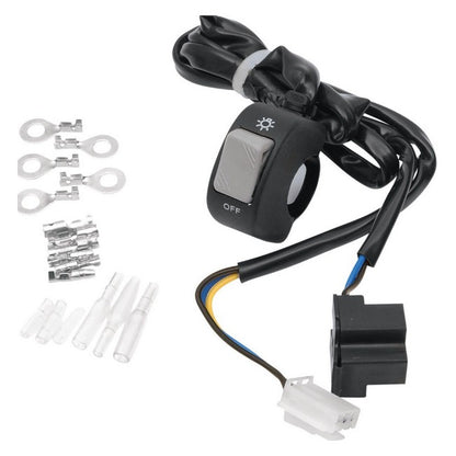 K&S 12-0051 Universal Headlight Handlebar Switch Kit (120051)
