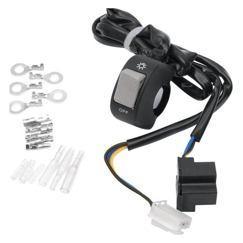 K&S 12-0051 Universal Headlight Handlebar Switch Kit (120051)