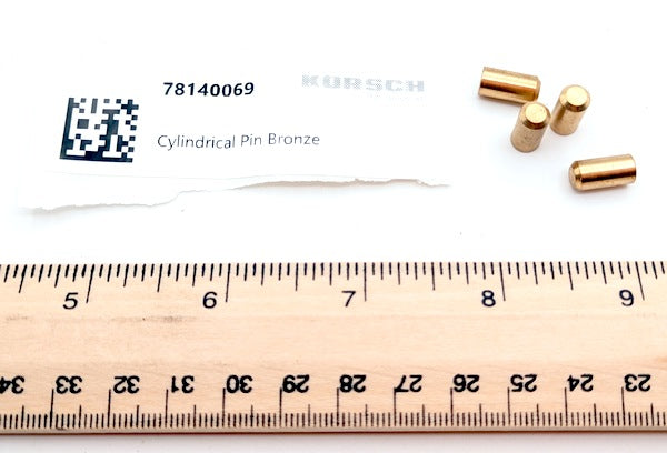 Korsch 78140069, 4-Pack, New Genuine Original Cylindrical Bronze Pins