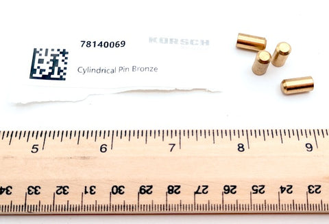 Korsch 78140069, 4-Pack, New Genuine Original Cylindrical Bronze Pins