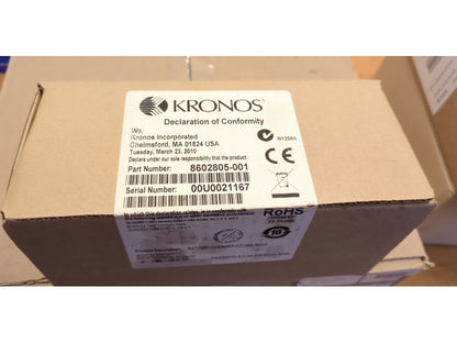 Kronos 8602805-001 New Genuine Original Battery Charger Kit (With Brand New Battery) for Series 4500 Time Clock