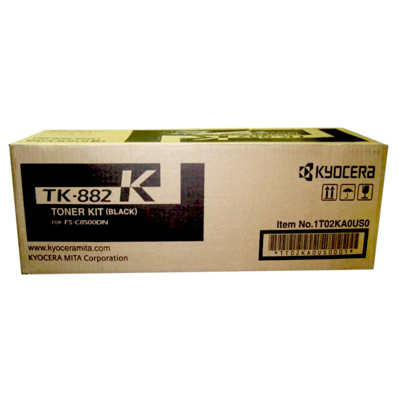 Kyocera Mita TK-882 Genuine Original Black Toner Cartridge For FS-C8500DN (TK882)