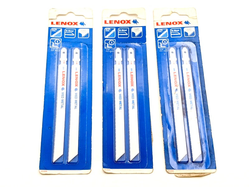 Lenox® 20308BT518S Jig Saw Blade, Pack of 6 blades, 5-1/4 in Length, 18 TPI, Bi-Metal Body